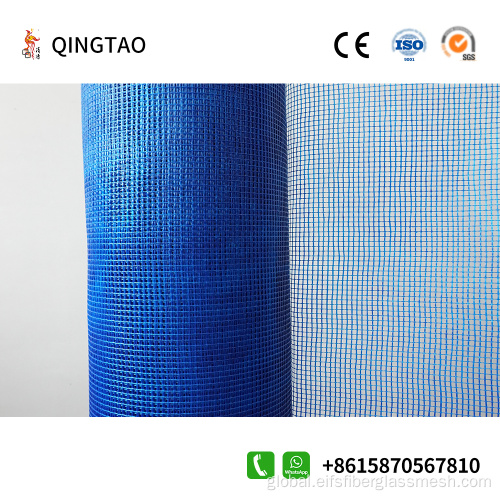 Fiber Glass Mesh Roll Blue mesh cloth for interior and exterior walls Factory